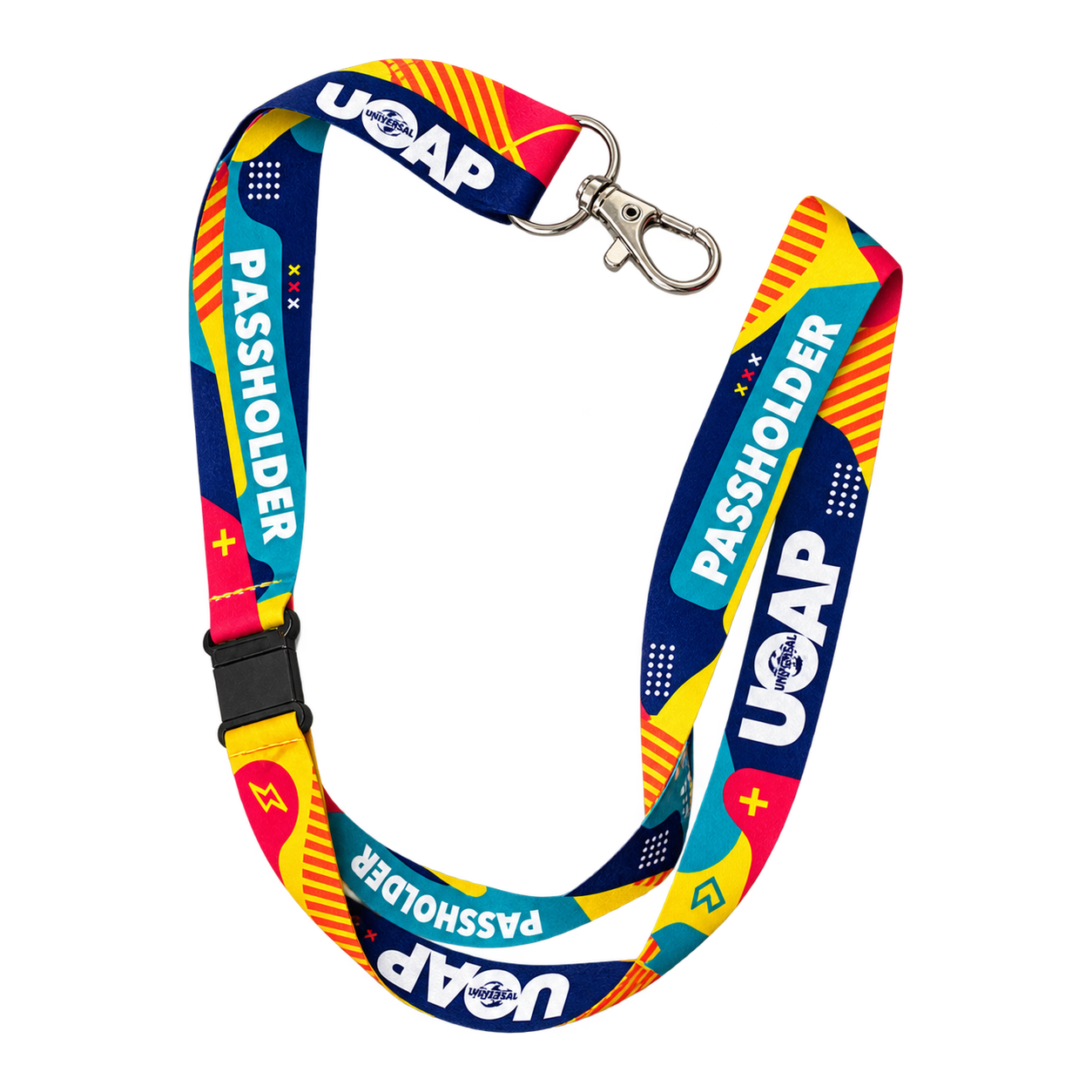 Colorful UOAP Passholder Lanyard