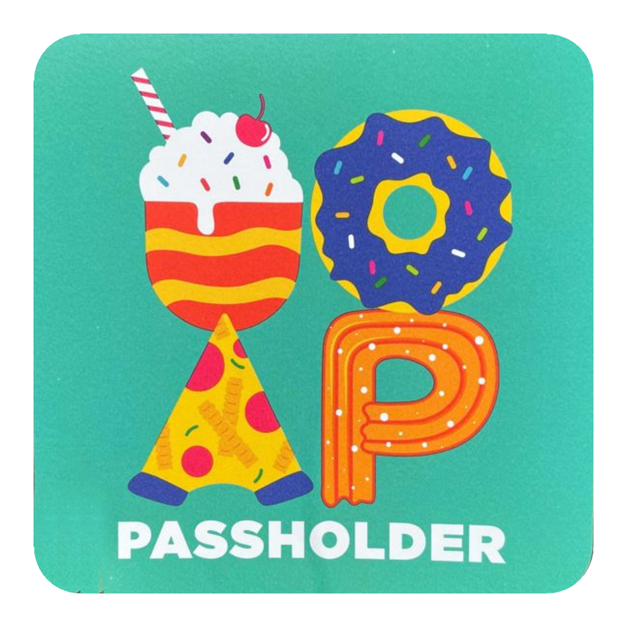 Foodie UOAP Passholder Magnet