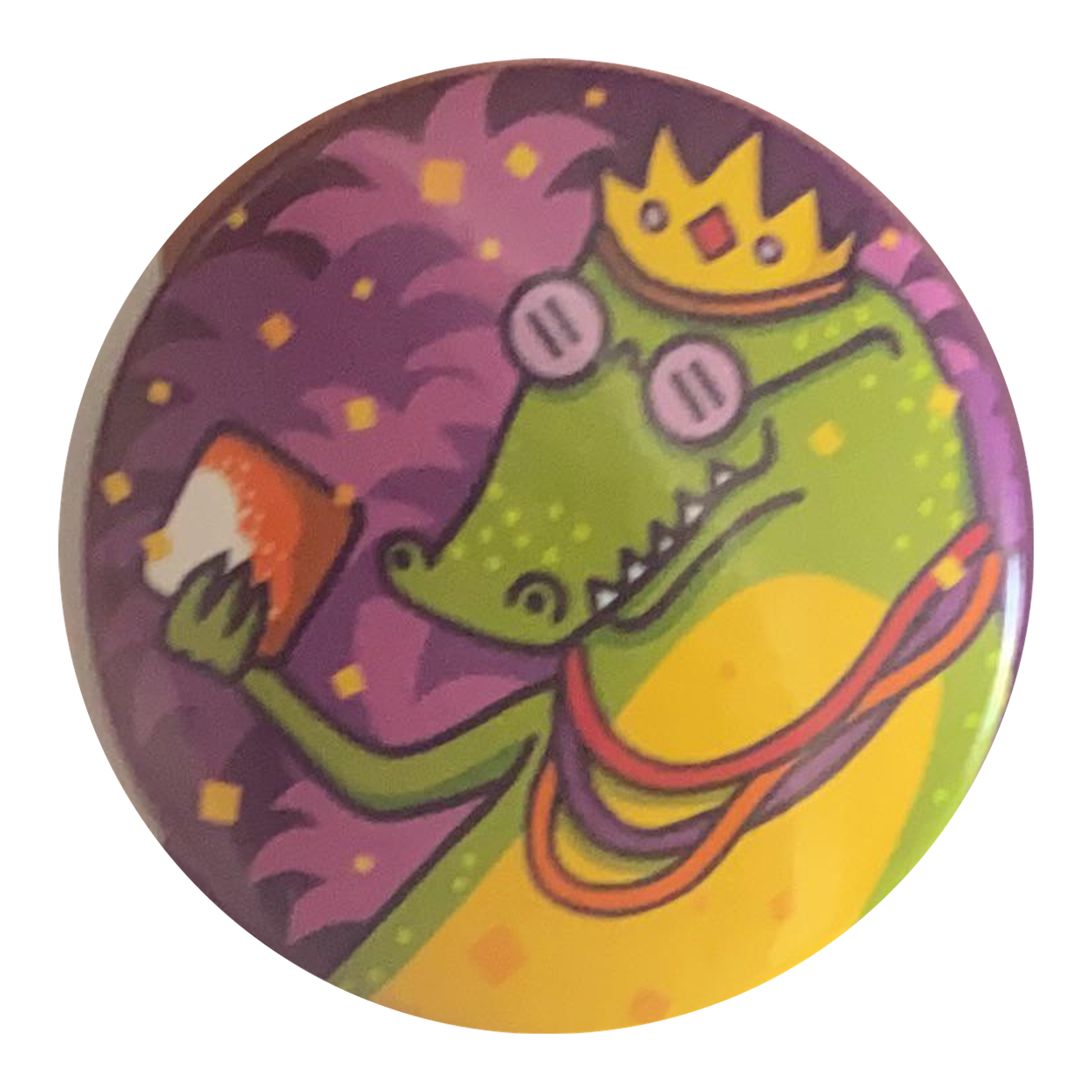 Gator Beignet Button