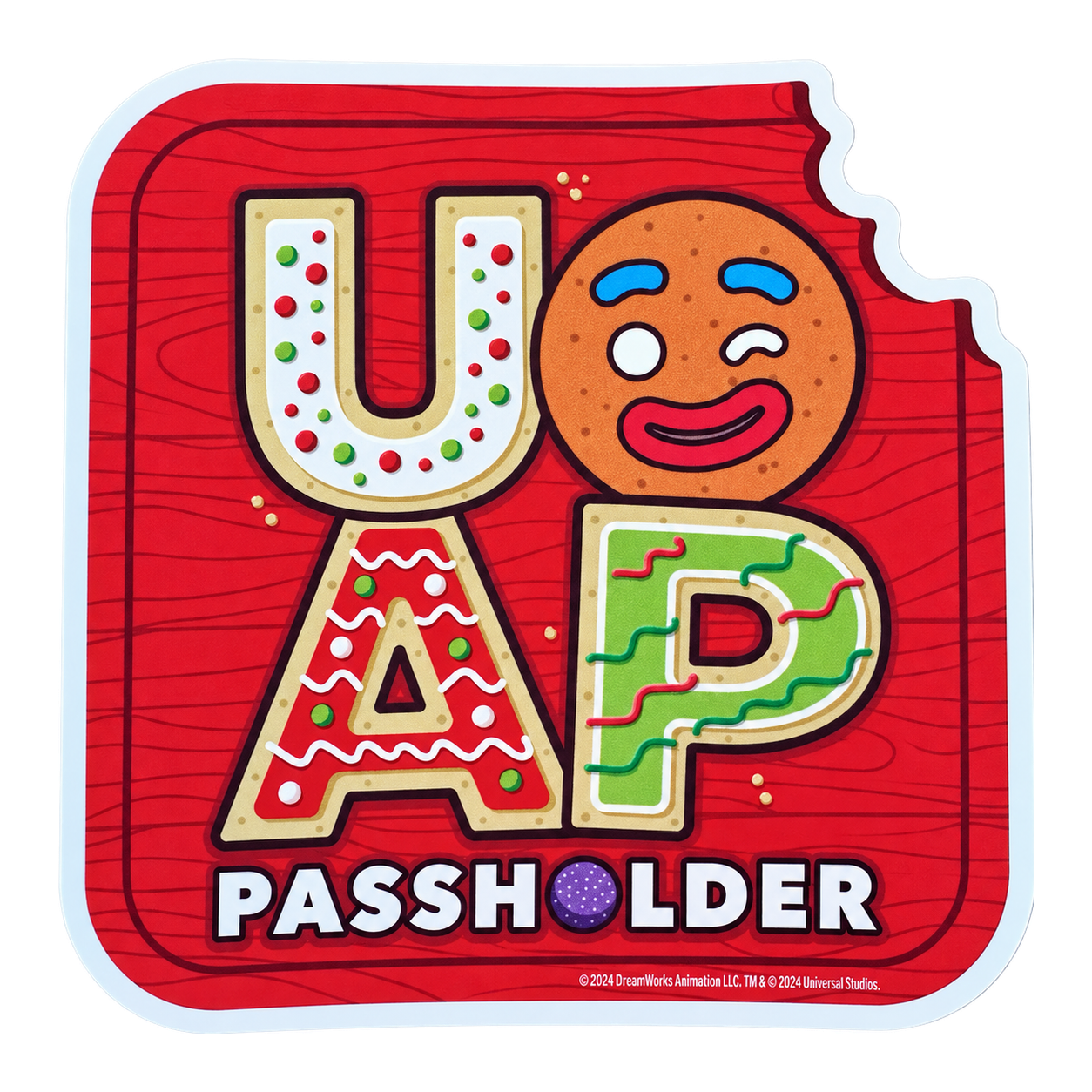 Gingy Holiday Passholder Magnet