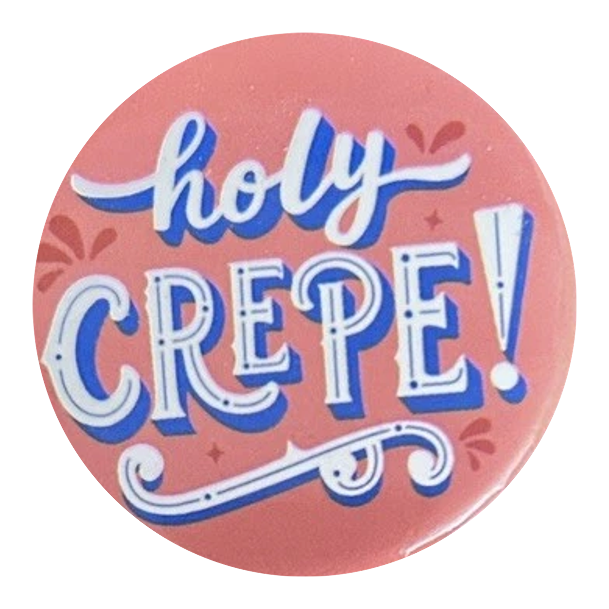 Holy Crepe Button