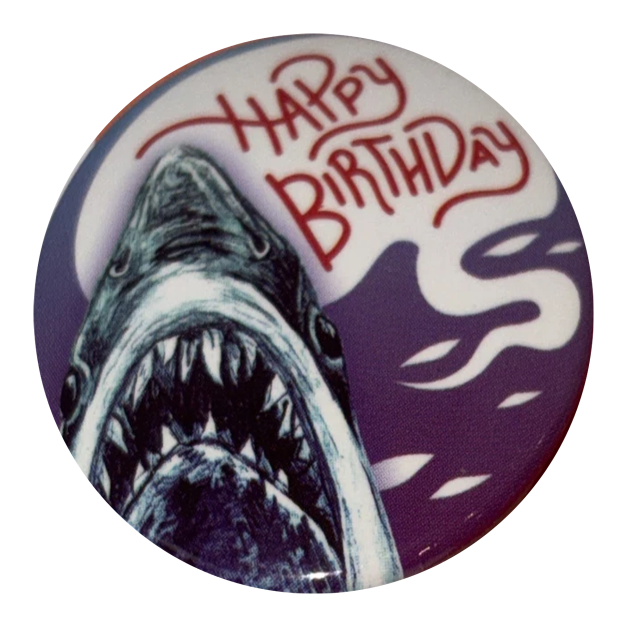 Jaws Happy Birthday Button