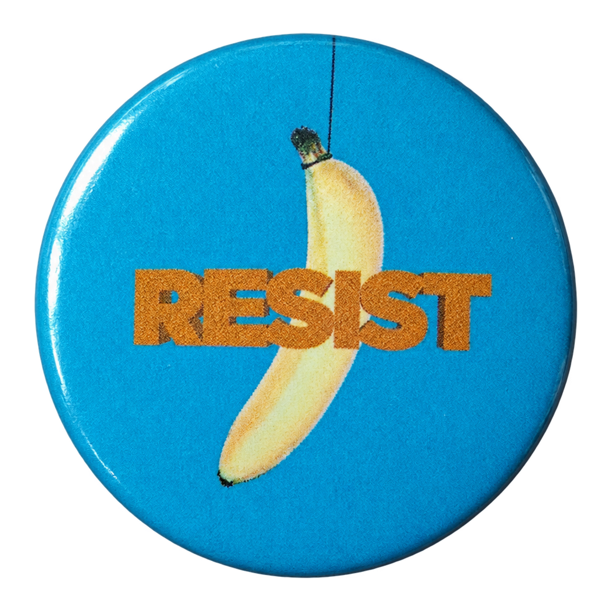 Resist Banana Button