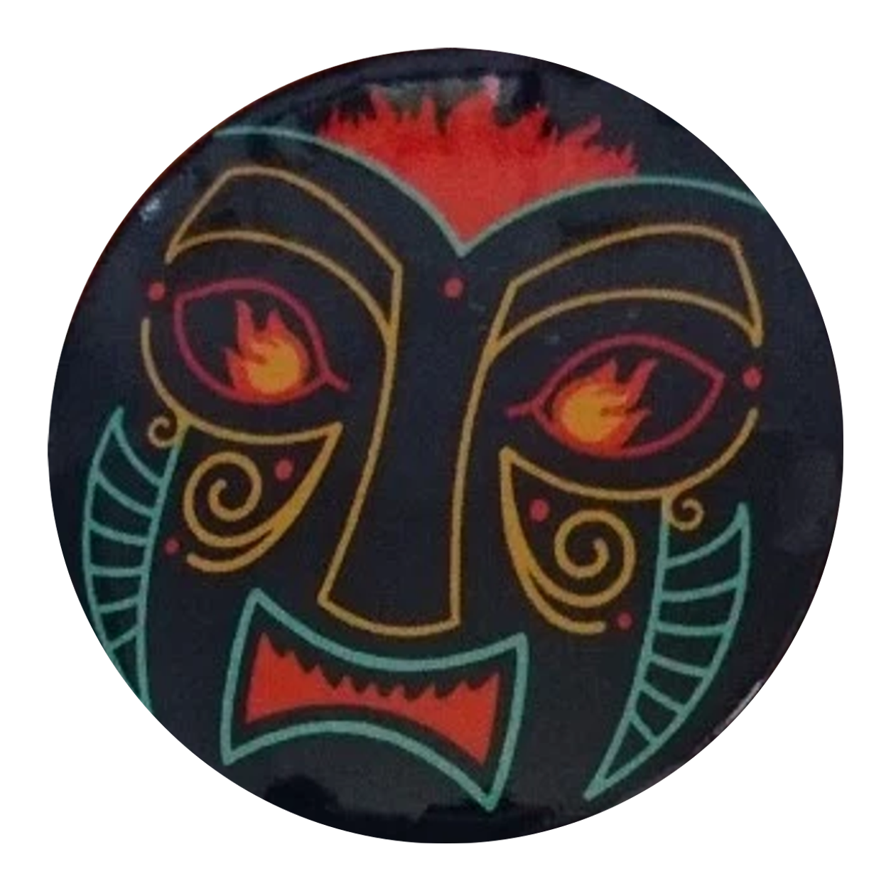 Tiki God Button
