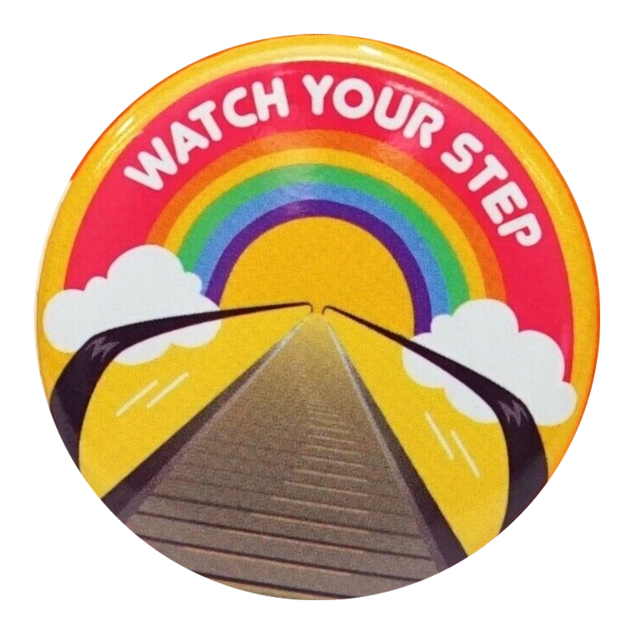 Watch Your Step Button